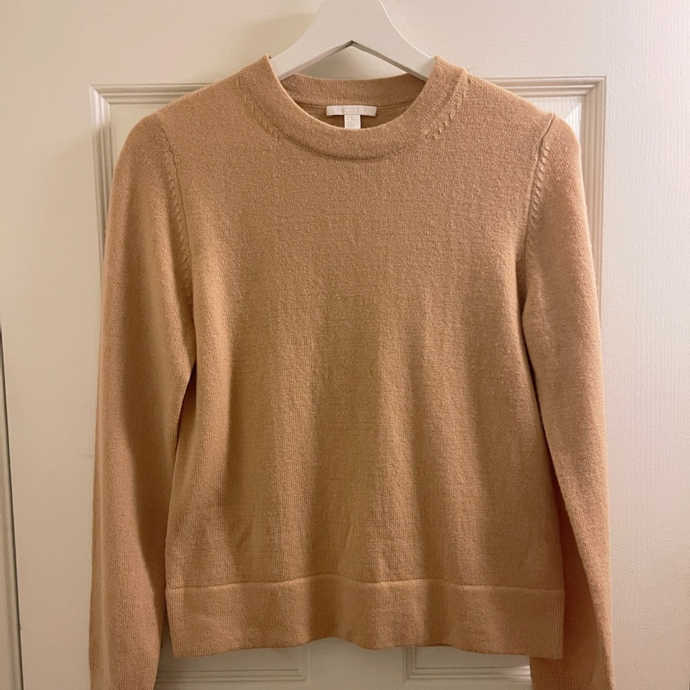 NWOT COS Sweater in Camel